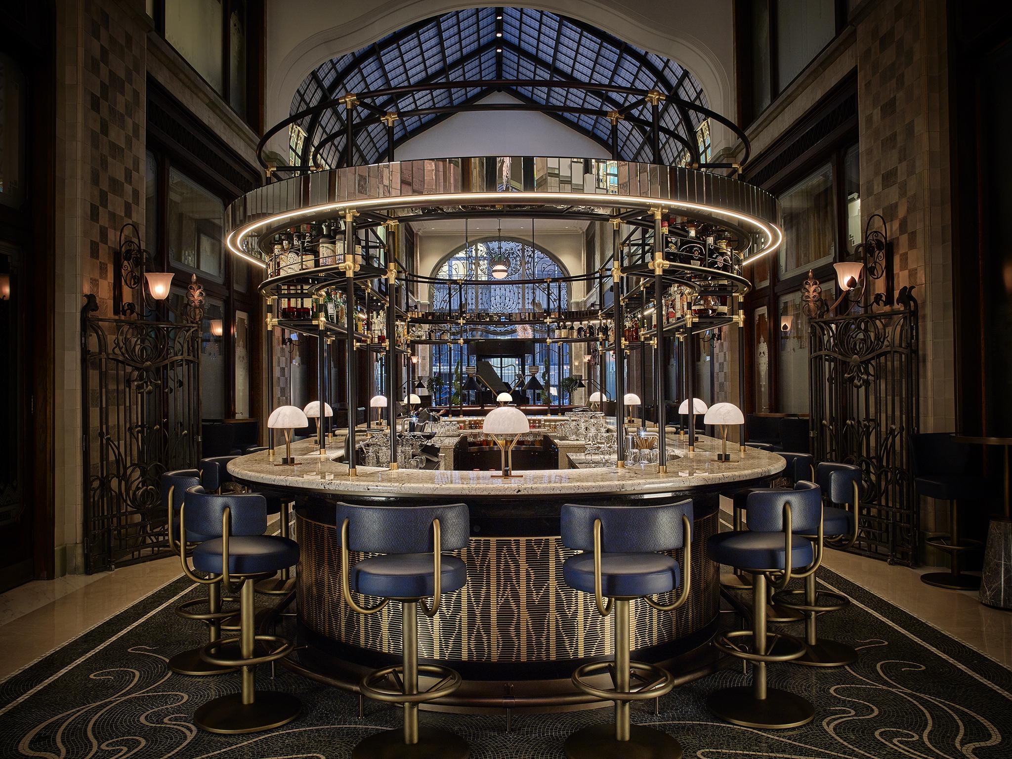 Four Seasons Hotel Gresham Palace Budapest Bagian luar foto