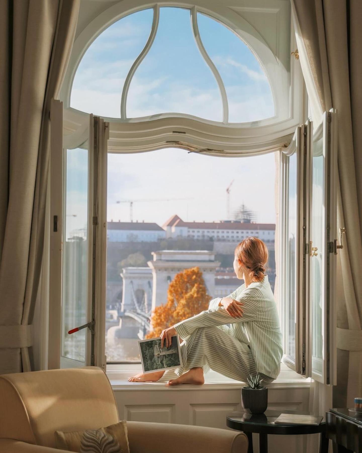 Four Seasons Hotel Gresham Palace Budapest Bagian luar foto